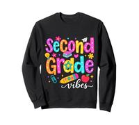 Preppy Second Grade Vibes Back to School, Filles et garçons de 2e année Sweatshirt