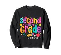 Preppy Second Grade Vibes Back to School, Filles et garçons de 2e année Sweatshirt