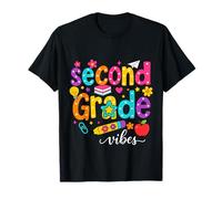 Preppy Second Grade Vibes Back to School, Filles et garçons de 2e année T-Shirt