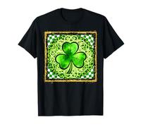 Preppy St Patrick Trèfle Girly Clover Irish Girl WOME T-Shirt