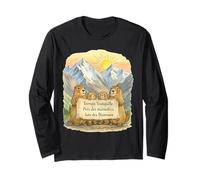 Près des Marmottes Loin des Blaireaux Humour Randonnée Manche Longue