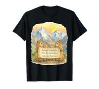 Près des Marmottes Loin des Blaireaux Humour Randonnée T-Shirt