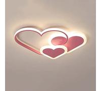 Près des plafonniers, plafonnier créatif en Forme de Coeur d'amour pour Chambre à Coucher, plafonnier LED Ultra-Mince de 2,36 Pouces, Cadre latéral, de Plafond Lumineux, pour la Chambre de