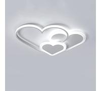 Près des plafonniers, plafonnier créatif en Forme de Coeur d'amour pour Chambre à Coucher, plafonnier LED Ultra-Mince de 2,36 Pouces, Cadre latéral, de Plafond Lumineux, pour la Chambre de
