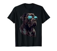 Presa Canario Avec Des Lunettes De Soleil Cane Corso T-Shirt