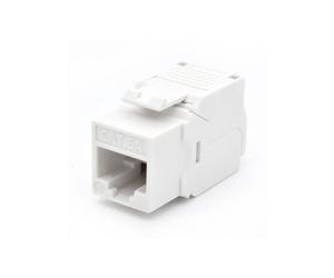 PRESA KEYSTONE WP CAT 6A UTP, TOOLLESS, COLOR BLANCO