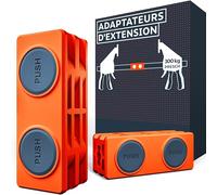 Presch Adaptateur de connexion 2 pcs - Connecteur pour serre-joints une main Presch avec force de serrage 300 kg - Boîtier robuste en fibre de verre pour des performances durables