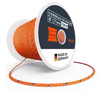 Presch Cordeau de maçon 100m | ⌀1,7mm | Polyester | Cordeau d'alignement résistant à la déchirure et aux intempéries avec Bobine | Cordeau de Construction résistant aux Noeuds