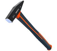 Presch Marteau de mécanicien à manche en fibre de verre 300 g - Marteau d'ajusteur noir avec manche en plastique - Outil professionnel - Hammer Tool