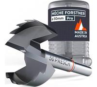 Presch Mèche Forstner Ø 50mm - Mèches à bois ultra tranchantes et durables - Pointe de centrage de haute précision pour des trous ronds parfaits