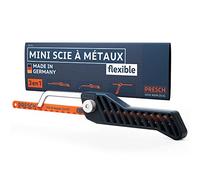 Presch Mini Scie à Métaux flexible 300mm - Scie junior 3 en 1 incl. lame de scie à métaux - Poignée de scie réglable - Petite scie à métaux
