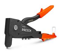 Presch Pince à rivets aveugles avec outil de calibrage - Pince à riveter professionnelle robuste - Pince à insert avec poignée ergonomique pour rivets pop