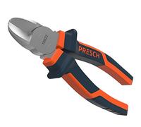 Presch Pince coupante de côté 160 mm - Coupe-câble professionnel trempé pour une coupe précise - Pince électricien avec poignée antidérapante - Outils de coupe de câbles