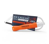 Presch Scie de poche pliante PUK 150mm avec lame de scie universelle - Mini Scie à main pliante avec poignée réglable - Petite scie pour, métaux non ferreux, plastique, aluminium, bois