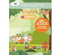 Preschool English Workbook for Ages 3 - 4: 100 + Fun Practices and Activities: My First English Workbook: Fun with Alphabets, Words & More!