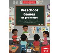 Preschool Games 3-5: For Girls and Boys, Activity Book, Kindergarten, Letters and Numbers, Large Format, Easy to Read, Ideal for Free Time