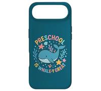 Preschool is Whaley Great Cute Whale Ocean Jeu de Mots Coque pour iPhone Air
