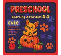 Preschool Learning Activities book for 3-4 years old: Kindergarten educational material in color premium with 50 activities including tracing, writing, counting, mazes, dot-to-dot, rewards and more