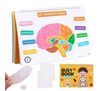 Preschool Learning Activities Book, Interactive Sensory Quiet Workbook