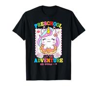 Preschool Let The Adventure Begin Cute Unicorn Lover Girl T-Shirt