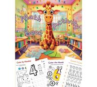 Preschool Math Activity Book: Ideal for 4-6 year olds | 80 Pages | Number tracing | Color by Number | Count and Color | Color the Number | English Language | Worksheets