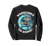 Preschool Ninja École Maternelle Je Viens Premier Jour Sweatshirt