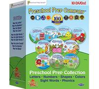 Preschool Prep Series Collection - 10 DVD Boxed Set (Meet the Letters, Meet the Numbers, Meet the Shapes, Meet the Colors, Meet the Sight Words 1, 2 & 3, Meet the Phonics - Letter Sounds, Digraphs & Blends
