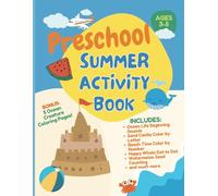 Preschool Summer Activity Book: Fun Learning Activity Book for Kids | Over 60 Pages| 8.5 x 11