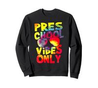 Preschool Vibes Back to School Teacher Student Tie Dye Sweatshirt