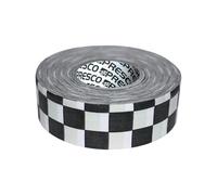 Presco Checkerboard Ruban de marquage à rouleaux: 1-3/16 in. x 300 ft. (Damier blanc et noir)