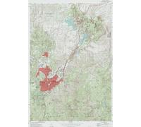 Prescott Arizona Map Journal: Vintage Map Notebook
