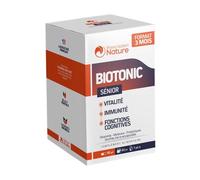 Prescription Nature - BIOTONIC SENIOR - Complément Alimentaire - Fatigue, Système Nerveux, Fonctions Cognitives - Vitamines A, B, C, D, E, Zinc, Probiotiques - Fabrication Française - 90 Gélules