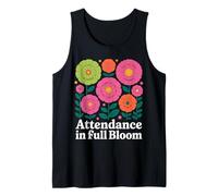 Présence en Pleine Floraison Motif Enseignant Floral Débardeur