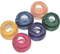 Presencia Finca Perle Cotton ~ Taille #5 ~ Lot d'échantillons de fils pour couture, broderie et matelassage (04 - Bijou)