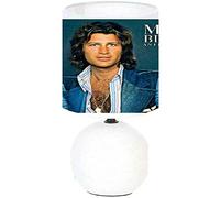 PRESENT Lampe de chevet Mike Brant. Collage fait main, produit Français.