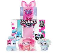 Present Pets 6061674 Lot de 3 Peluches pour Filles de 5 Ans et Plus 7,6 cm