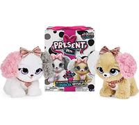 Present Pets - Peluche Interactive Fancy Pups - Peluche Chien Surprise à Découvrir avec Modèle Aléatoire - Chien Interactif avec Effets Sonores et Mouvements - 6051197 - Jouet Enfant 5 Ans et +