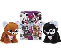 PRESENT PETS - PELUCHE INTERACTIVE RAINBOW GLITTER - Peluche Chien Surprise à Découvrir avec Modèle Aléatoire - Chien Interactif avec Effets Sonores et Mouvements - 6059159 - Jouet Enfant 5 Ans et +