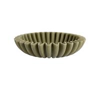 Present Time Bol Wave - Vert foncé - Diamètre : 30 cm - Rond - En polyrésine - Bol décoratif moderne - Tir