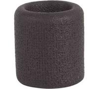 Present Time - Bougeoir en céramique design brut - Diam.7 cm - Noir - Burly Noir