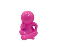 Present Time Décoration Amigo Sitting Large - Rose vif - 24 x 21 x 34,8 cm - Autres - Plastique - Présentoir décoratif - Décoration pour salon et chambre à coucher