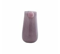 Present Time [DL] Vase Bolita Glass Medium Soft Purple avec rose