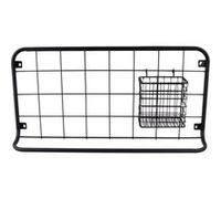 - Etagère de cuisine Open Grid avec crochets et panier de rangement - Largeur 30 cm x Longueur 60 cm - Noir - Open Grid