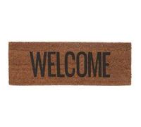 Present Time - Paillasson Welcome en fibre de coco - Noir - Welcome Noir G