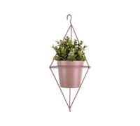 Present Time - Pot suspendu Spatial Diamond - Rose pâle