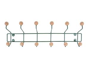 Present Time Pt, Porte-Chapeaux Saturn Grand Vert avec Boules de liège, 53,5x15x14cm