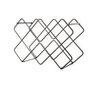 Present Time Range-Bouteilles en métal Noir