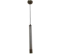 Present Time - Suspension Luminaire Tube Métal Gris Shine Susp-Shine00