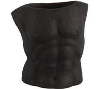 Present Time - Vase Cache Pot en polyrésine - Modèle Mâle - Noir - Male Noir G