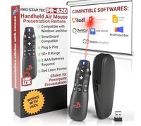 Présentateur Powerpoint et Keynote avec télécommande sans fil et Présentateur Keynote avec souris sans fil (PR-820) par Red Star Tec